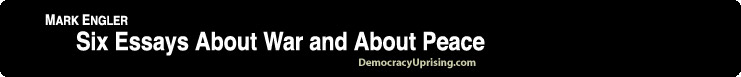 Articles and Essays by Mark Engler | Democracy Uprising