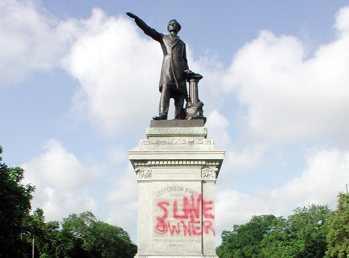 Jefferson_Davis,_Slave_Owner Down with America’s Racist Monuments